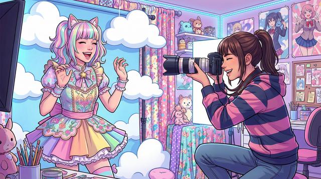 偷拍Cosplay传媒：二次元角色还原拍摄